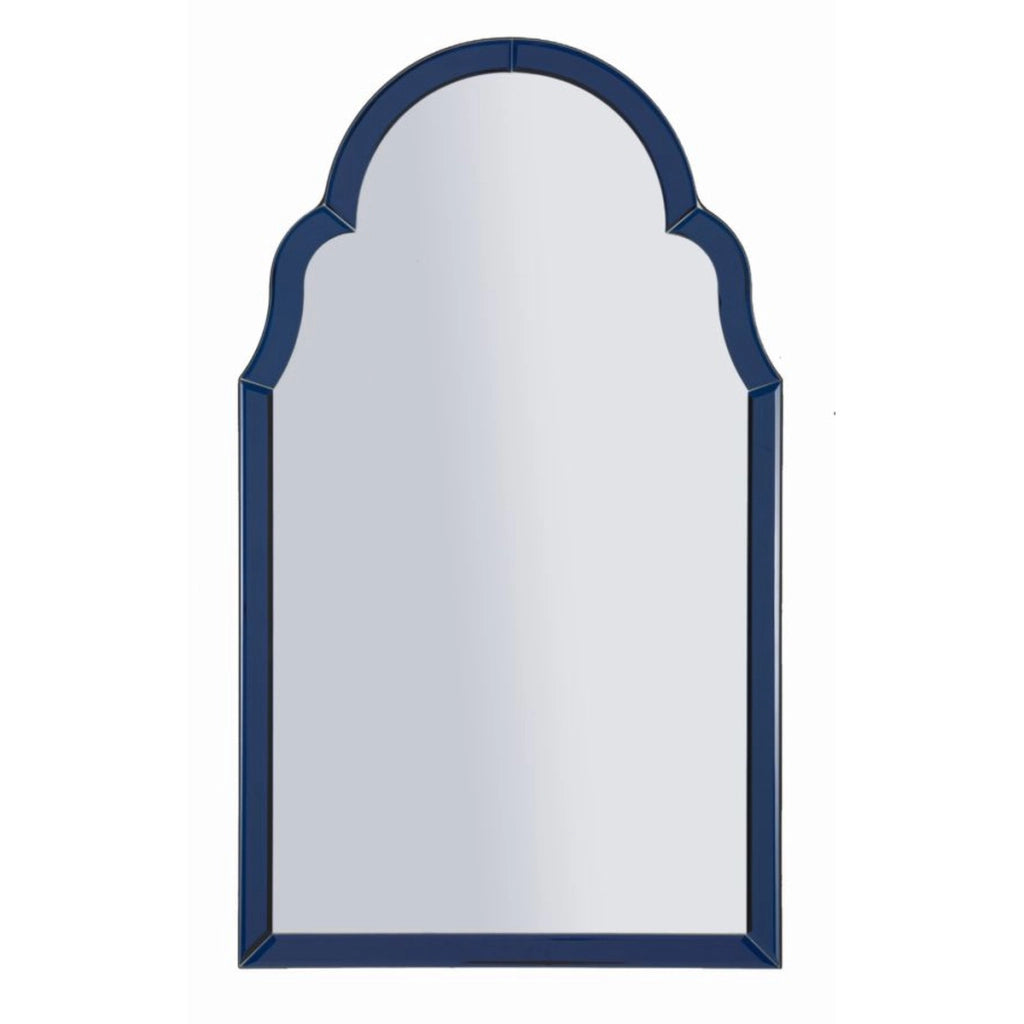 Specchio con Cornice Classico 4, Blu, MDF, 80x47x1 cm