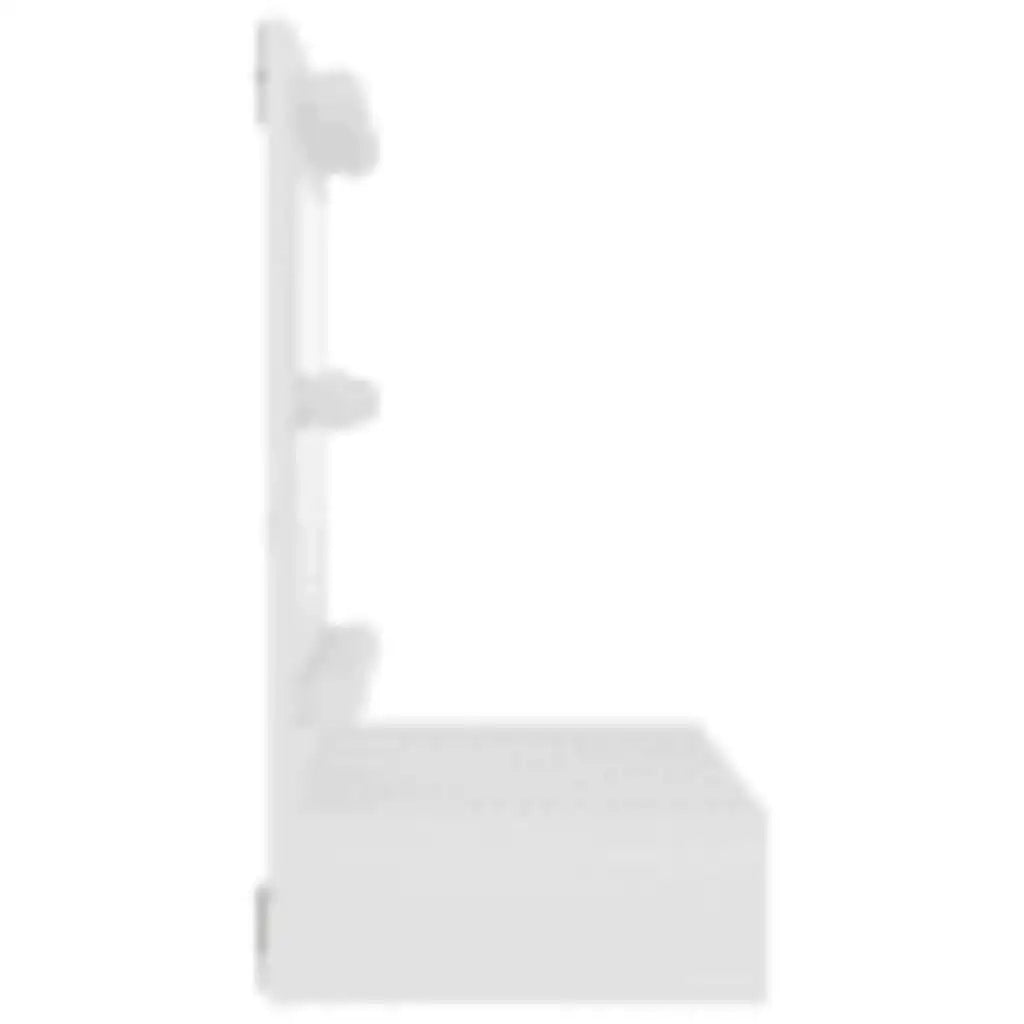 Mobile a Specchio con LED-Armadietto a Specchio Bianco 60x31,5x62 cm
