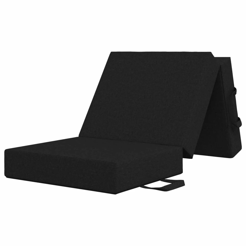 Divano Letto Pieghevole 75 x 67 x 45 cm Nero 900162