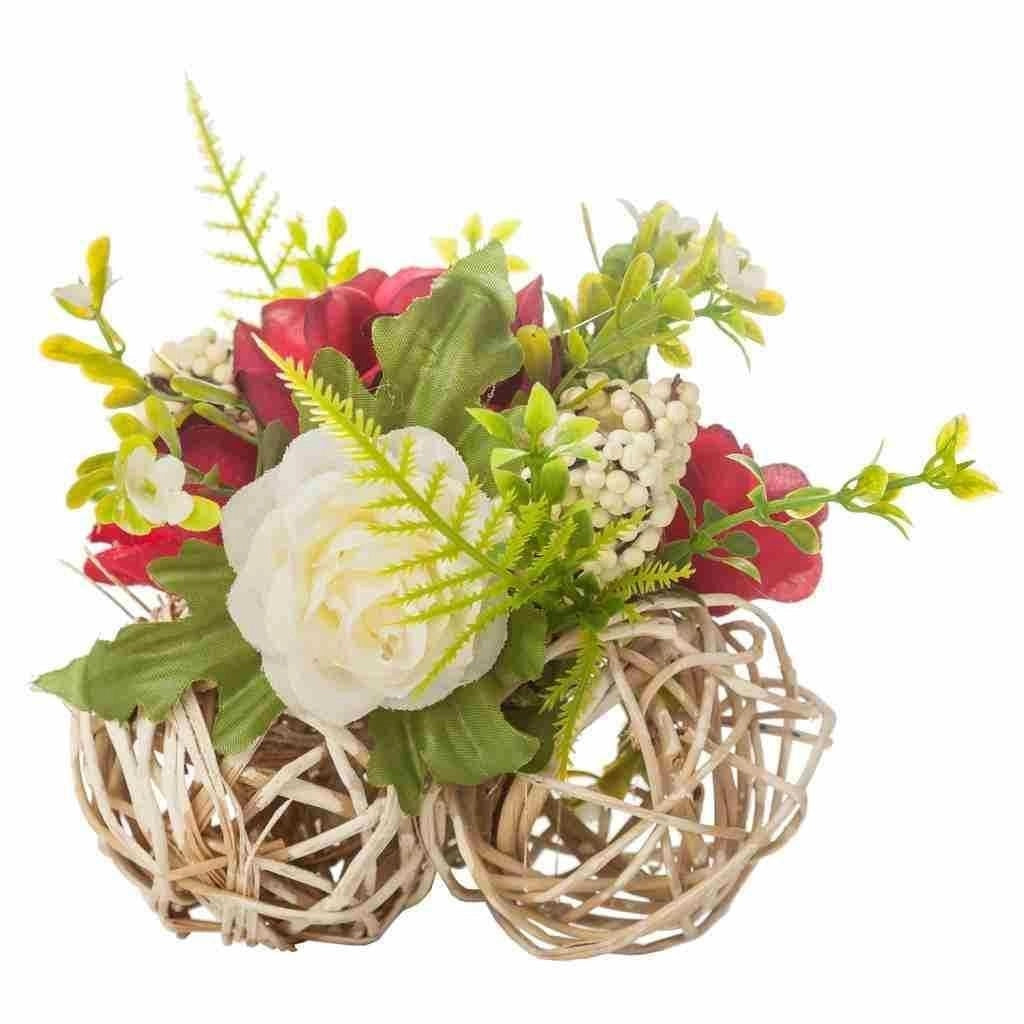 Vaso fiori secchi 12x12x10h