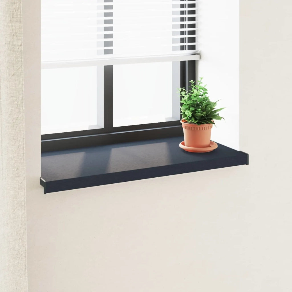 Soglia della Finestra Antracite con Venature del Legno PVC 42046981