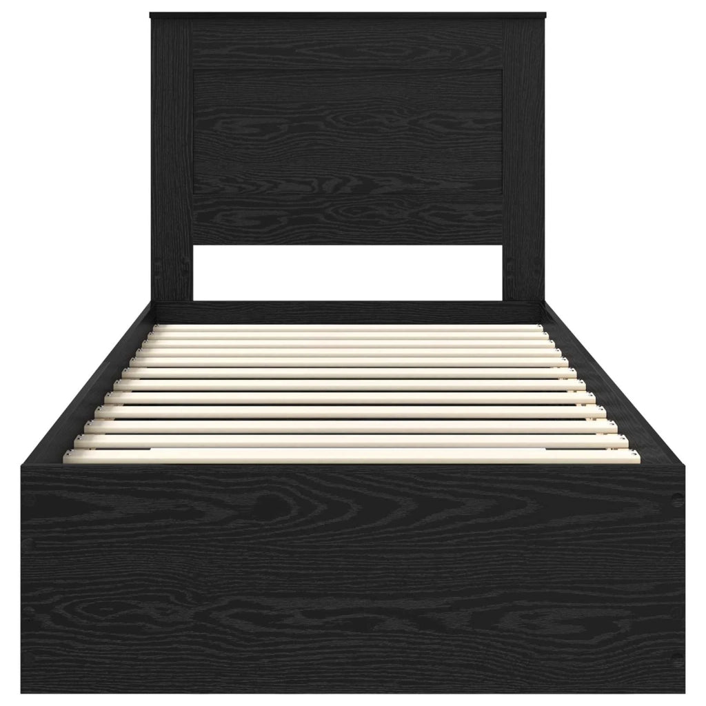 Struttura del letto con cassetto con testiera Legno multistrato 3410367