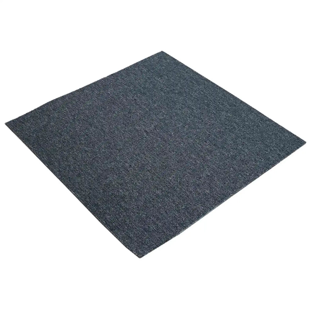 Piastrella per Tappeto Blu Grigio 50 x 50 cm 20 pcs PP e Bitume 42032454