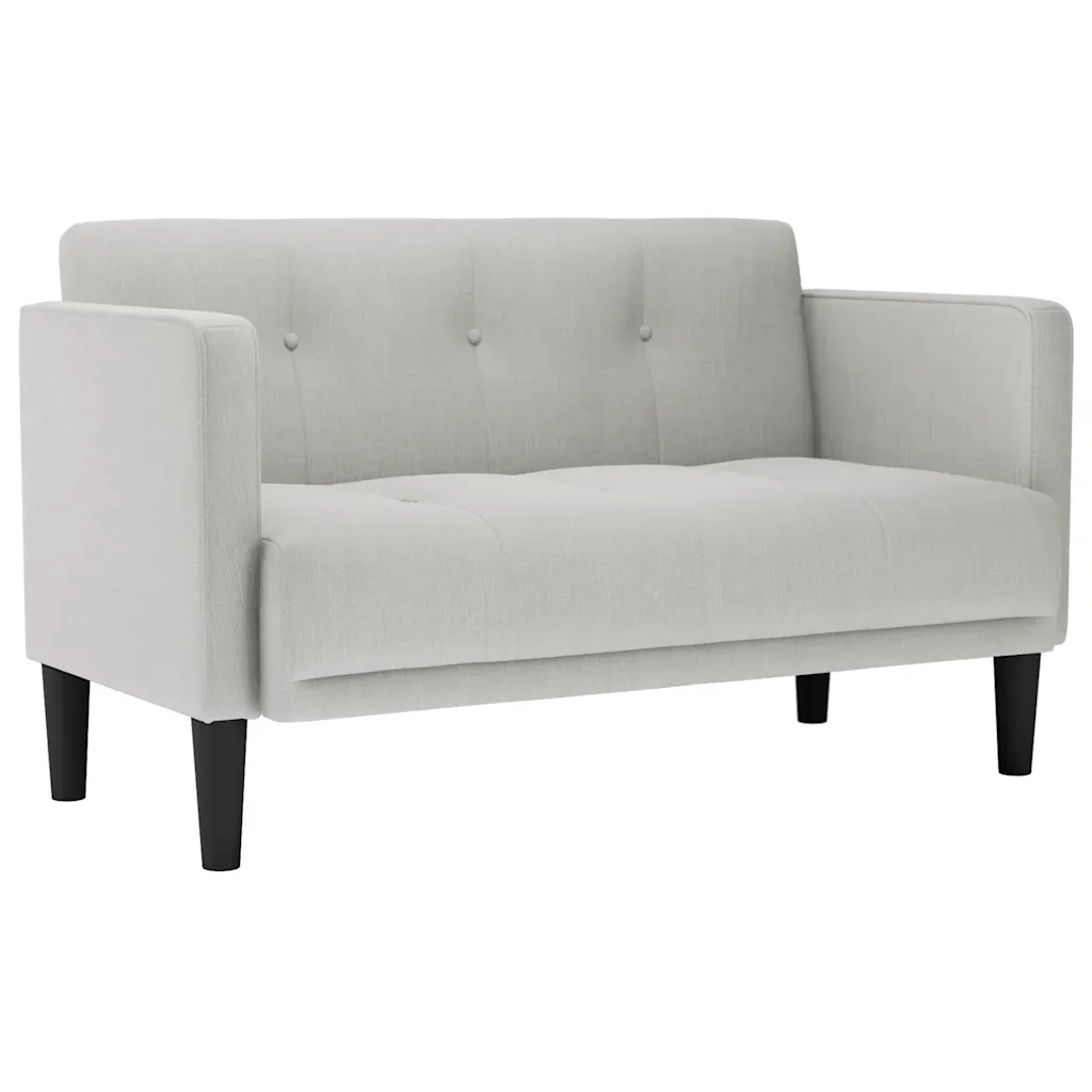 Divano | Divano da soggiorno | Sofa Divanetto Grigio Nuvola 111 cm in Tessuto