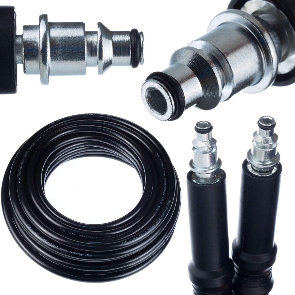 Tubo Alta Pressione 10m Quick Connect – Nylon e PVC, 200 Bar, 60°C