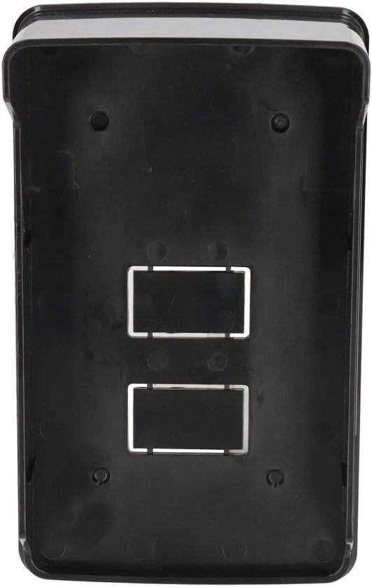 Copertura del Campanello di Entrata Resistente al Tempo - Protezione contro lo Sfregio - Materiale Acrilico - Facile da Installare - Dimensioni Interni 230x130x80mm - Adatto per Diverse Campanelli di Entrata - Scheda del Campanello