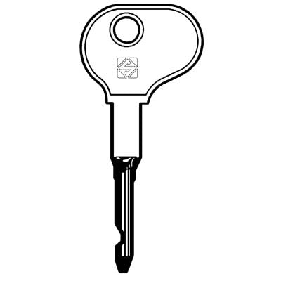CHIAVE AUTO BOSCH BH11 SILCA - ACCIAIO NICHELATO- 2 pezzi