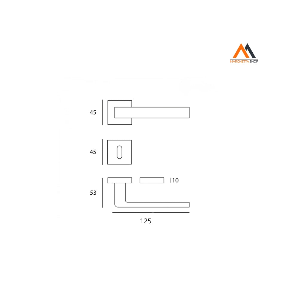 SQUARE Q8 RBQ45 ACS CON MOLLA AMBIDESTRA