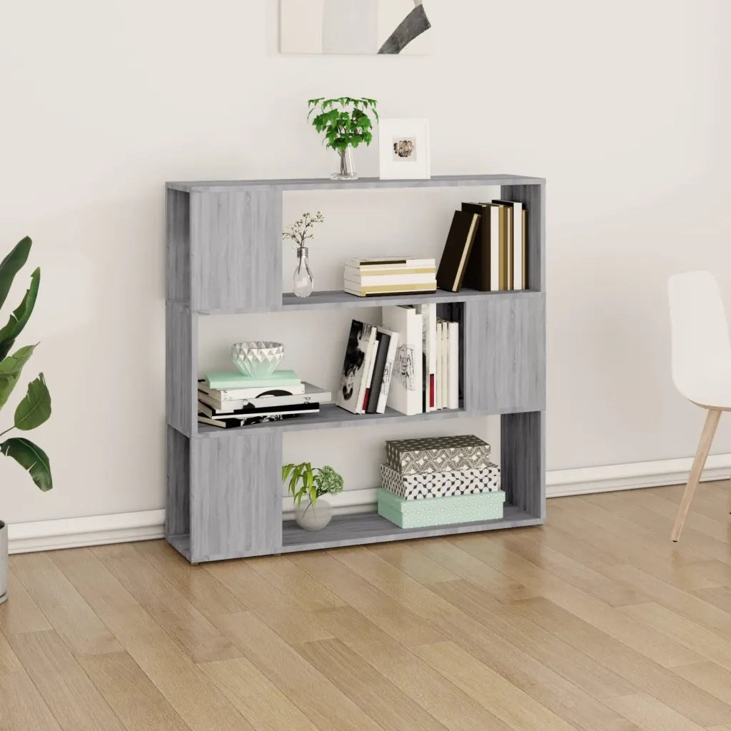 Libreria/Divisorio Grigio Sonoma 100x24x94 cm 826648