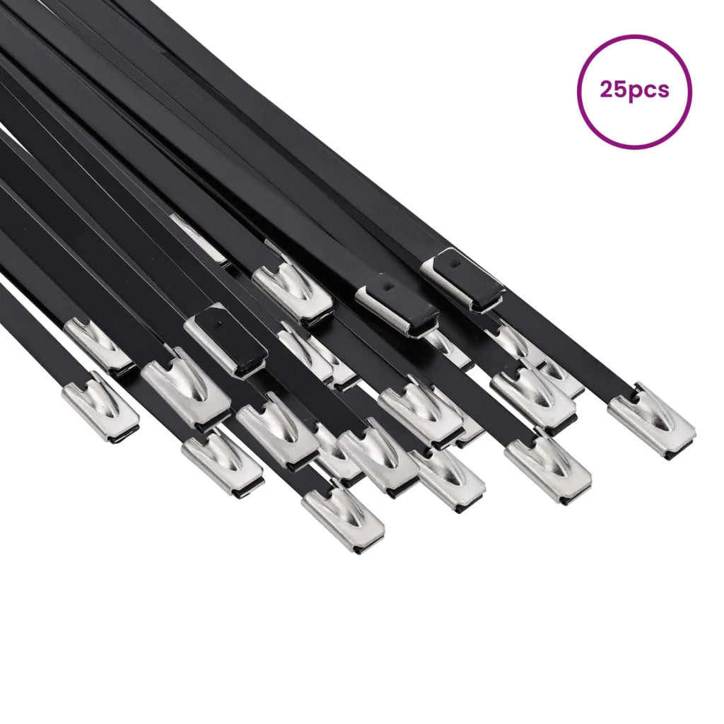 Fascetta per Cavi 25 pz 4,6 x 200 mm Nero 42029277