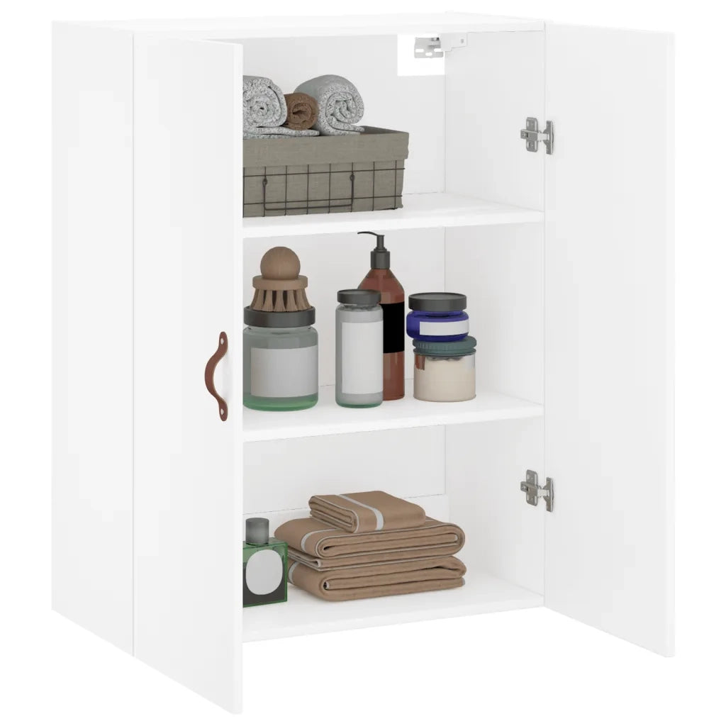 Mobile a Parete Bianco 69,5x34x90 cm 828396