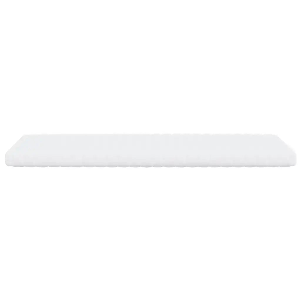 Materasso in Schiuma Bianco 80x220 cm 7 Zone Durezza 20 ILD 4016654