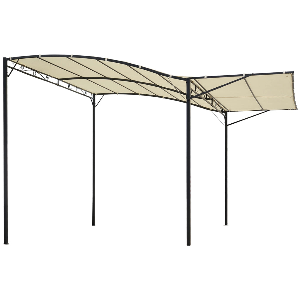 Gazebo con tetto apribile 3x2.5m ¨C Minimal ¨C crema