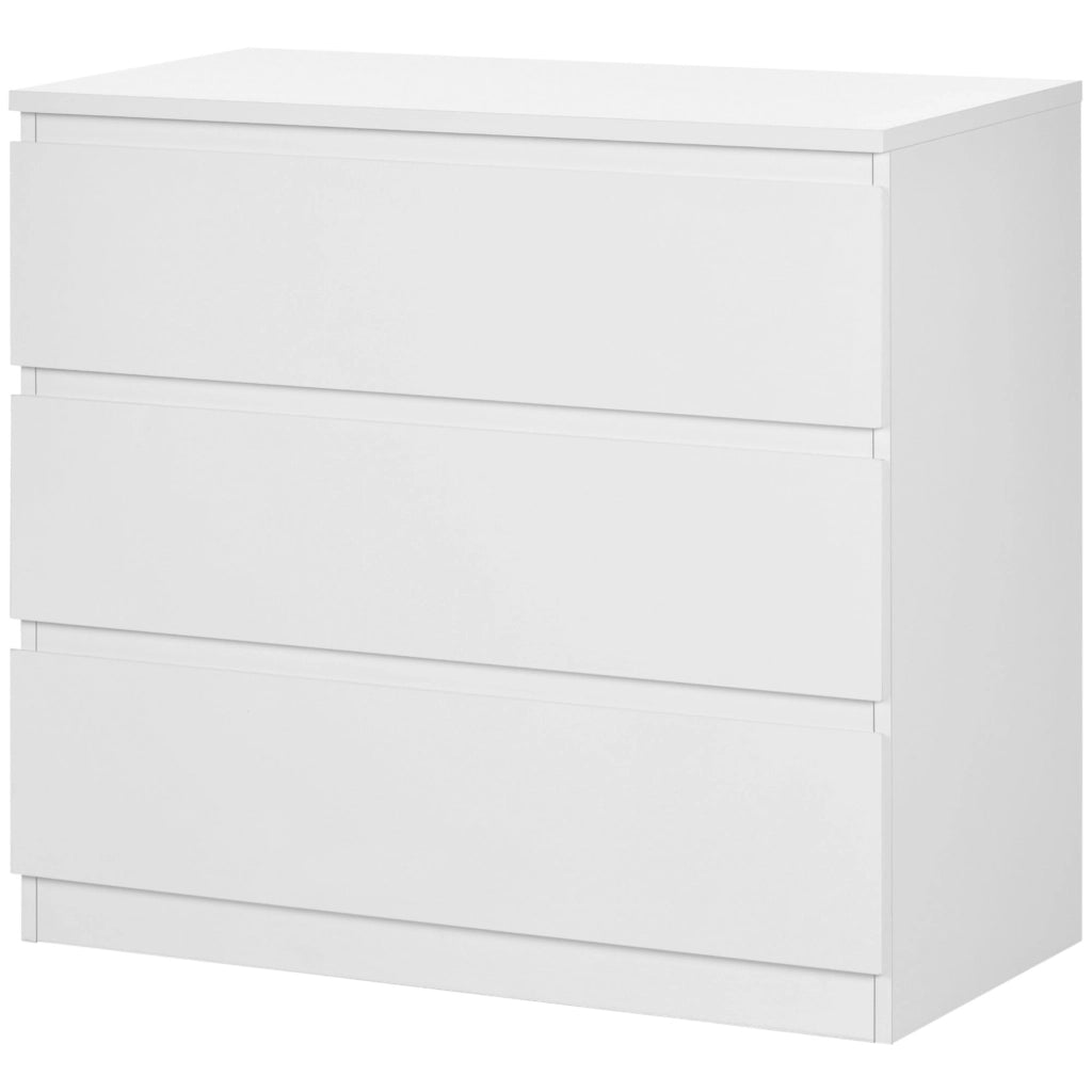 Cassettiera 3 cassetti ¨C Xylo ¨C Bianco 80x39x73 cm camera letto soggiorno moderno