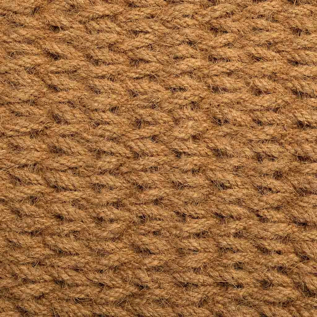 Zerbino corda di cocco marrone 90x60x3