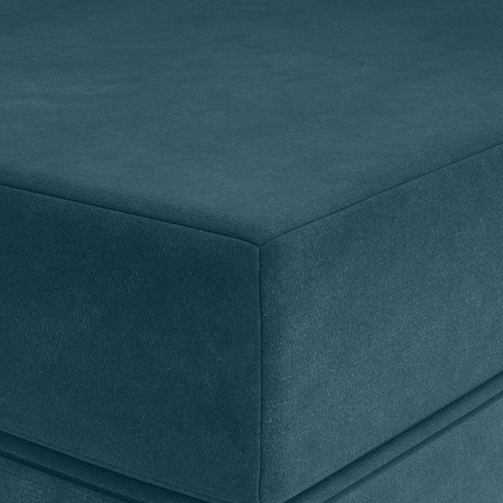 Divano Letto Pieghevole 200 x 67 x 45 cm Blu 900262