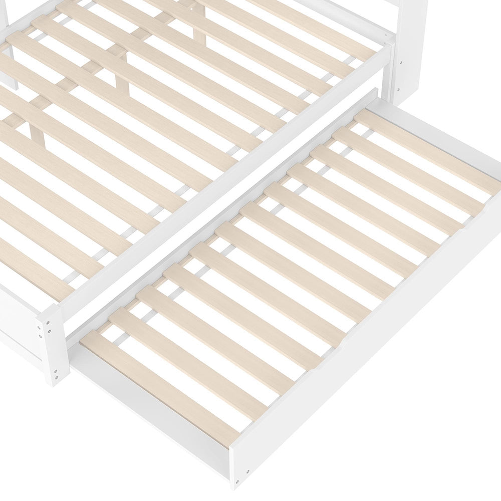 Divano letto 140x200cm?- Xylo - gigogne USB bianco