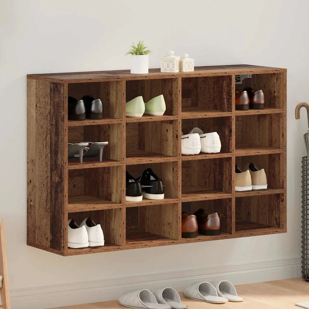 Mobile per scarpe Legno vecchio 103 x 30 x 67 cm 875218