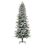 Albero di Natale Artificiale 210 cm ¨C Minimal ¨C Verde Bianco