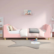 Struttura letto bambini con testata Rosa 90 x 190 cm