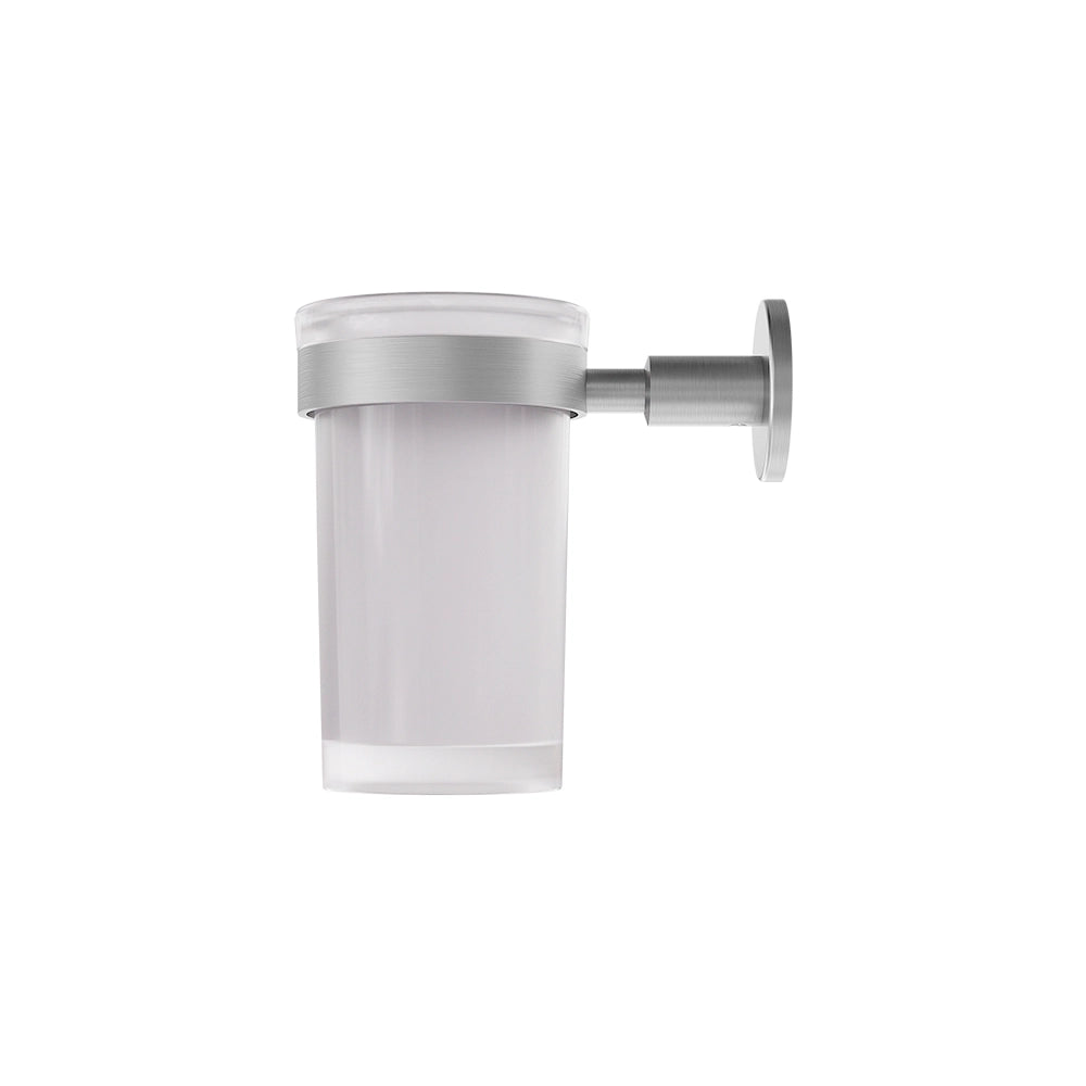 Porta spazzolino a muro nickel spazzolato | Satin