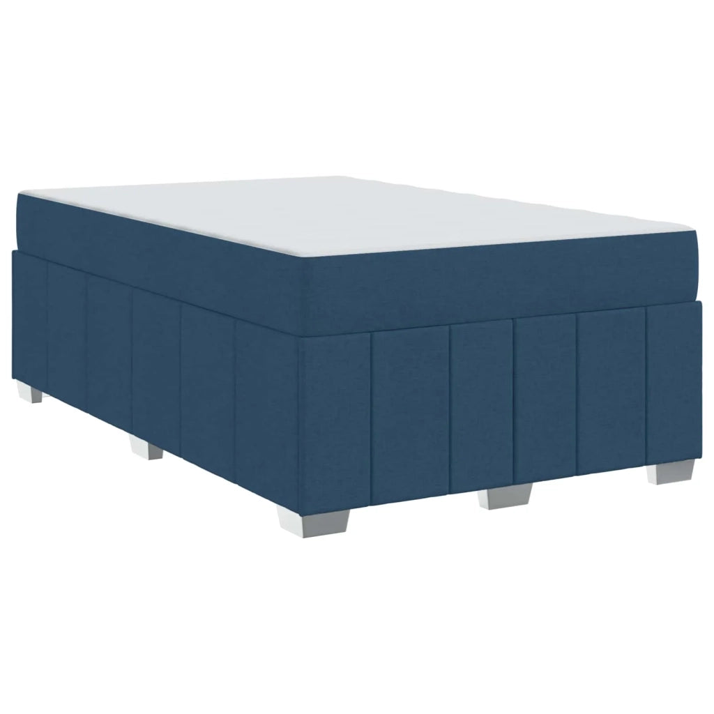 Struttura del letto con materasso Blu 120 x 200 cm Tessuto 3398285