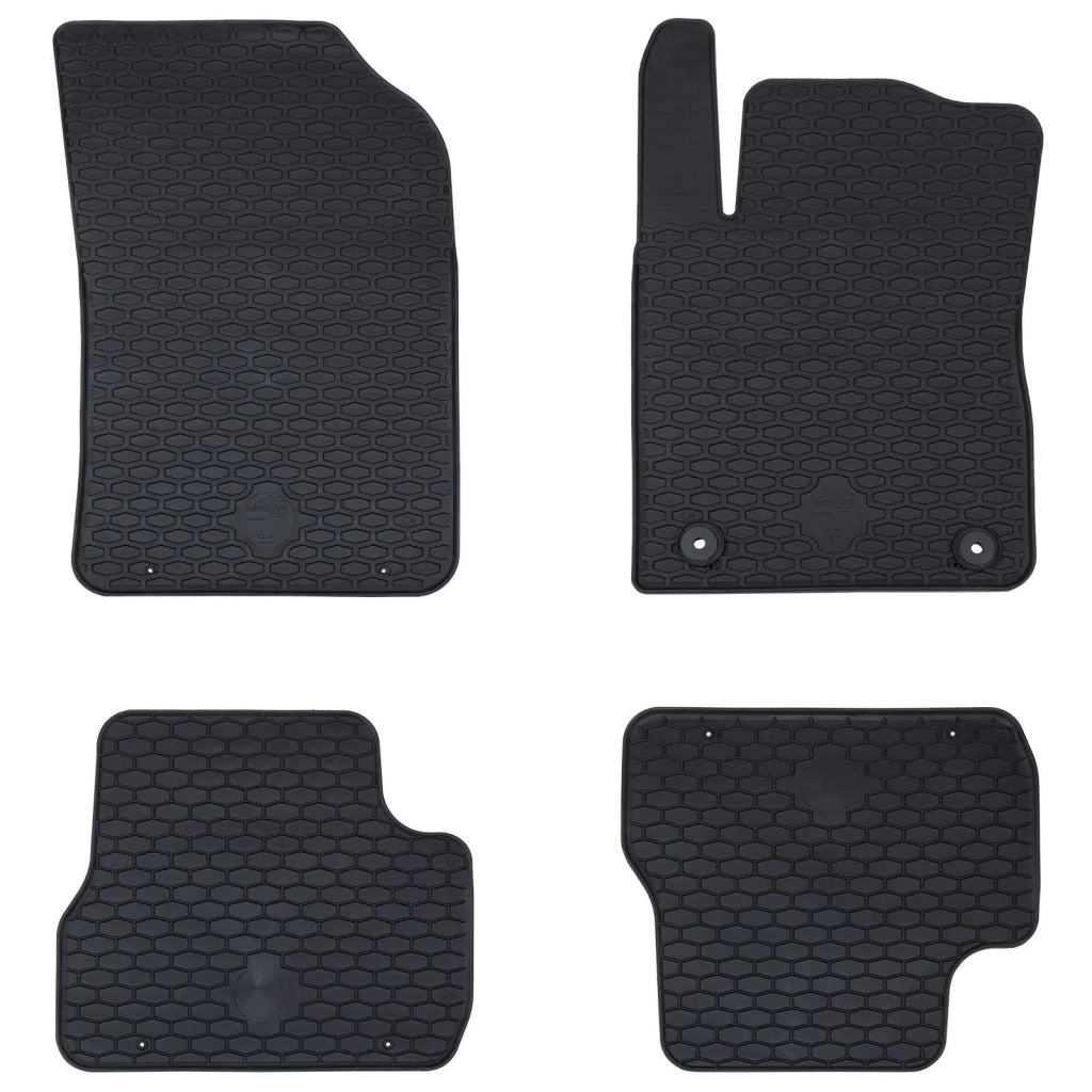 Tappetino per Auto 4 pcs Nero adatto per C3 2017-2024 Gomma 42029141