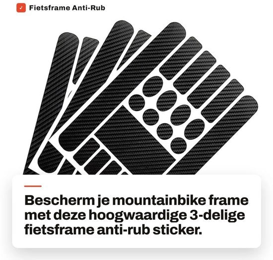 Sticker di Protezione per Bicicletta da Montagna - Materiale PVC - Impermeabile