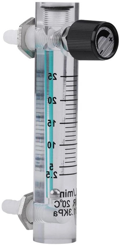 Debitometro di ossigeno aria gas 25-25LPM 8 mm tubo misuratore di flusso con valvola regolabile - Gas Liquido Html Content.
