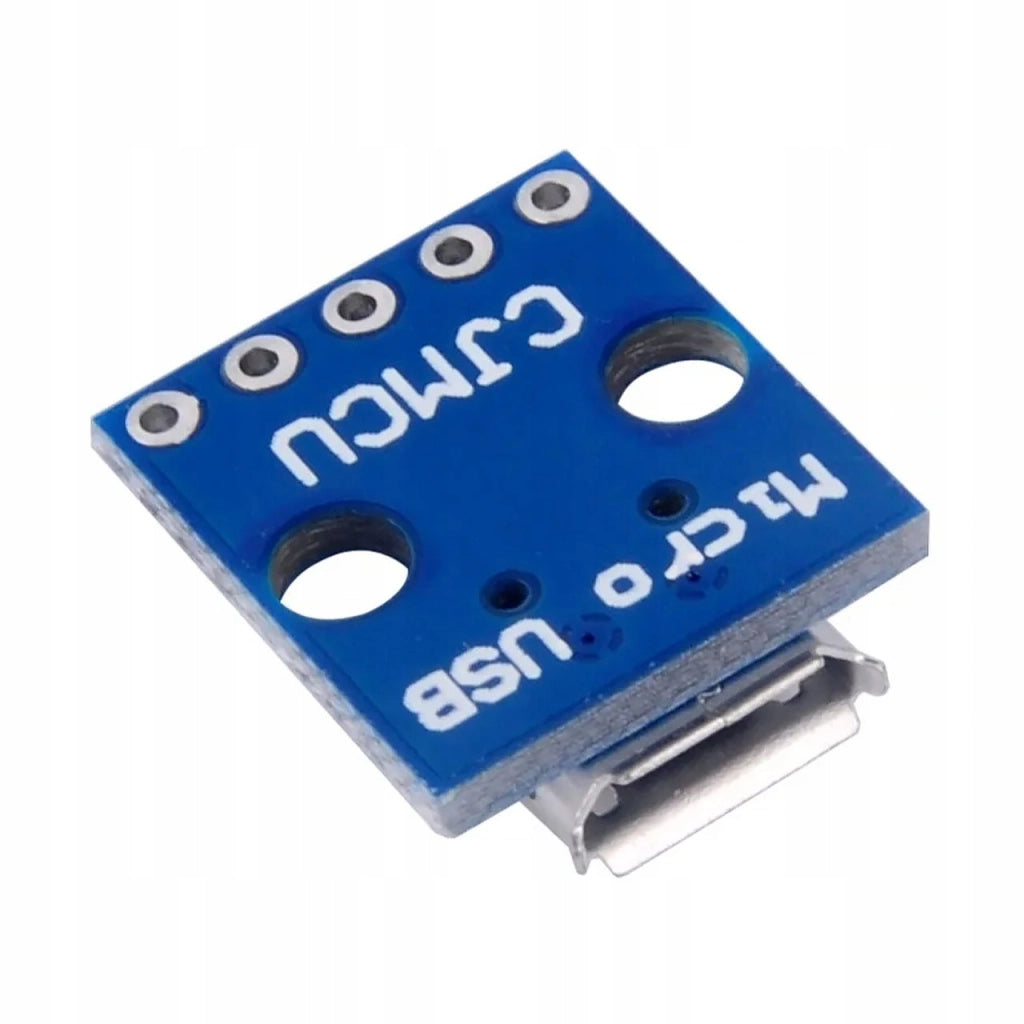 Alloggiamento Micro USB 5 Pin Rosfix – Alta Qualità, Montaggio su PCB | Dimensioni Compatte
