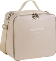 Lunch Borsa Impermeabile e Riciclabile - 1 pezzo - Beige - Isolata