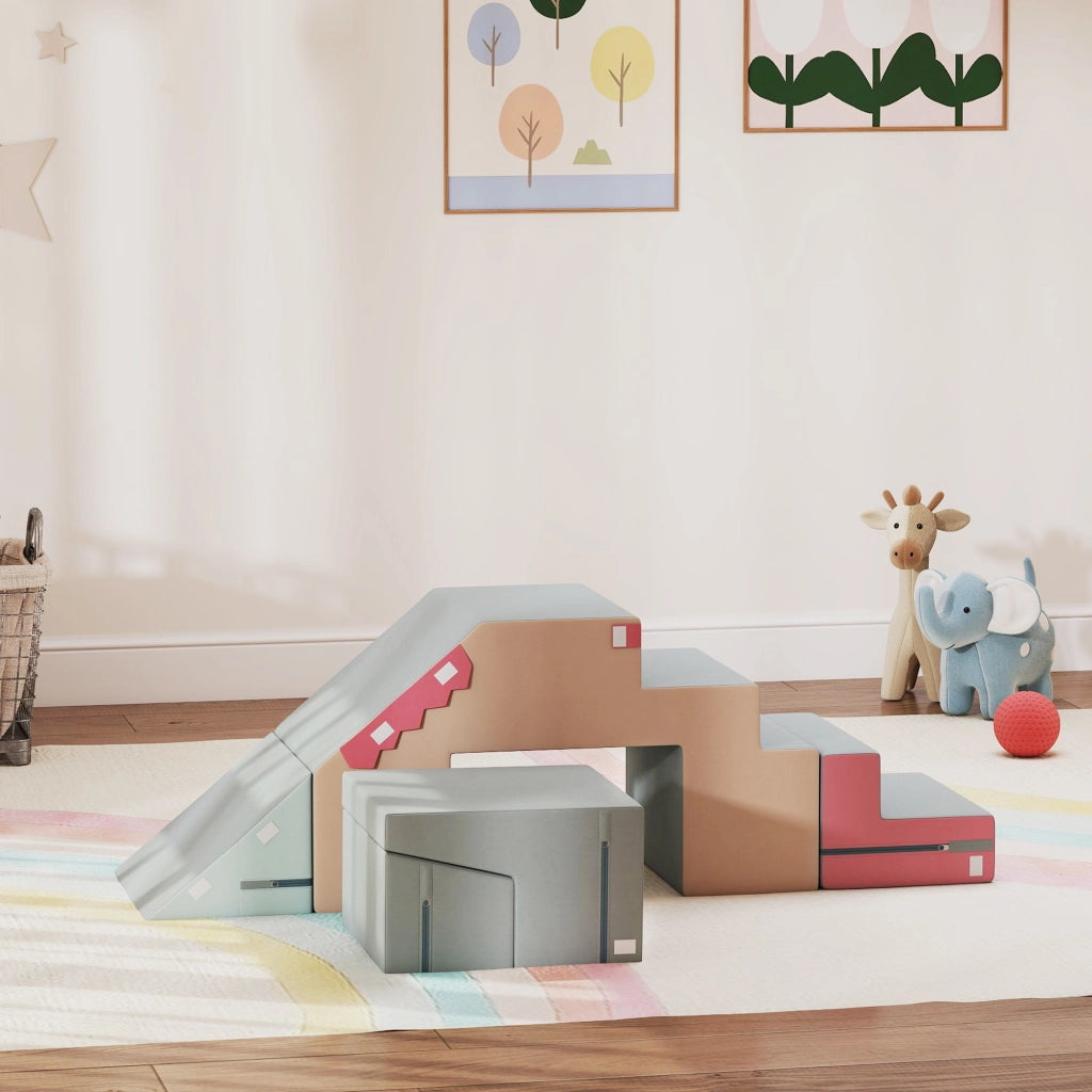 Set di blocchi morbidi per bambini ¨C Minimal ¨C multicolore, schiuma, 2 pezzi