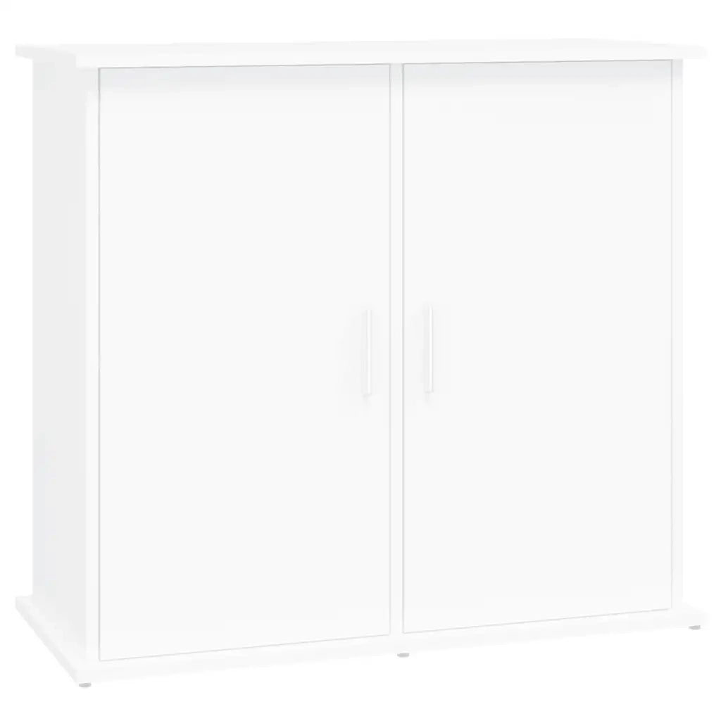 Supporto per Acquario Bianco 81x36x73 cm in Legno Multistrato 833623