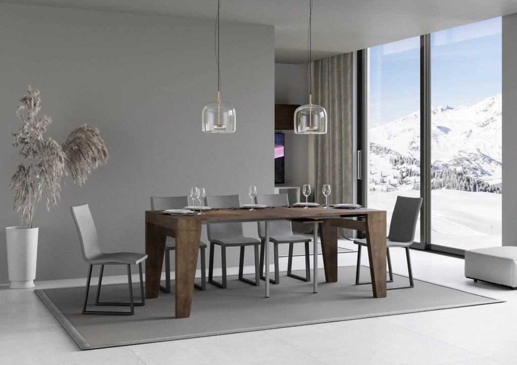 Consolle allungabile 90x40/196 cm Naxor Small Noce
