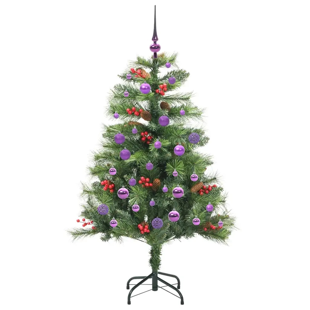 Albero di Natale artificiale Verde 150 cm PVC e Metallo 3395131