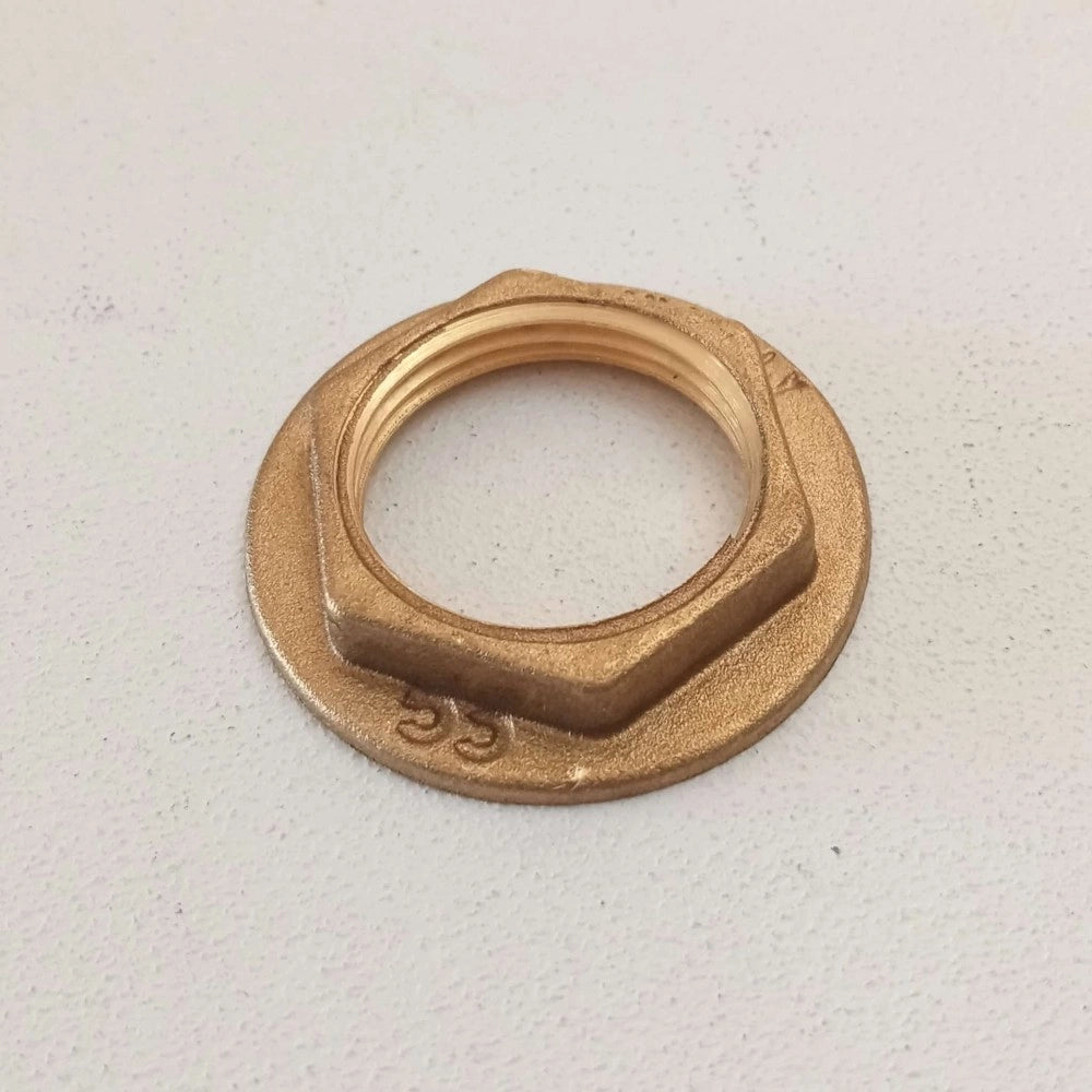 Controdado da 1/2 flangiato dado di ottone