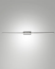 Nala Lampada da Parete LED Integrato 20W 2460lm IP44 3000K Warm White Struttura in Metallo e Metacrilato Colore Cromo Design Moderno 109.5cm