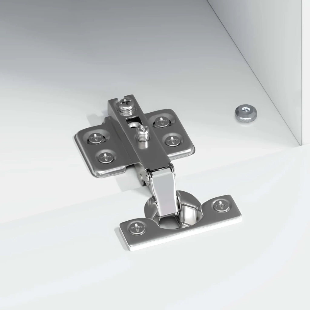 Mobile TV LED Bianco Lucido Legno ingegnerizzato 896469