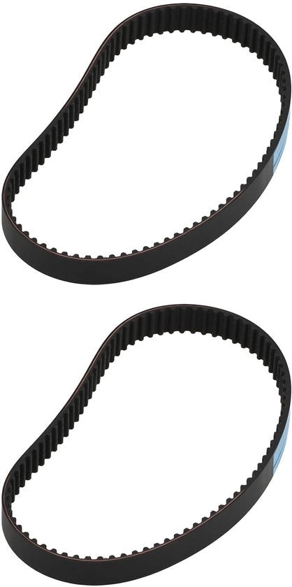 Aspiratore a rulli 2 pezzi - Compatibile con Hoover 5012PH/5015PH/5017PH/5019PH/EB303 - Circonferenza 168 mm - Larghezza 6 mm - Costruzione in gomma - Cintura aspiratore