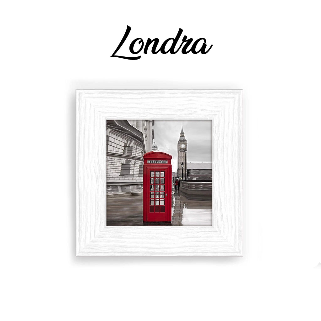 QUADRO BOSTON WHITE 26X26 CM ASSORTITI