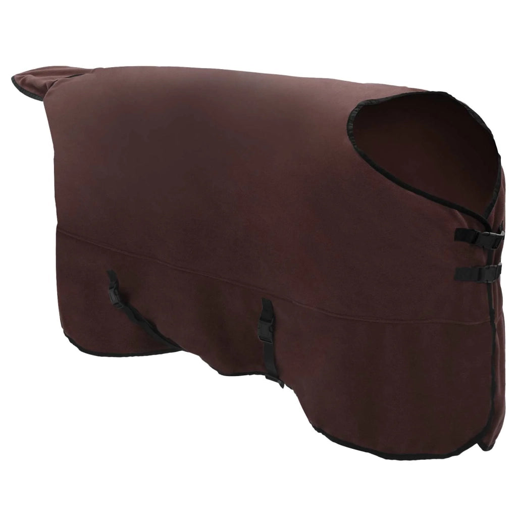Coperta per Cavalli Marrone Scuro Completo 145 cm Poliestere 42013204
