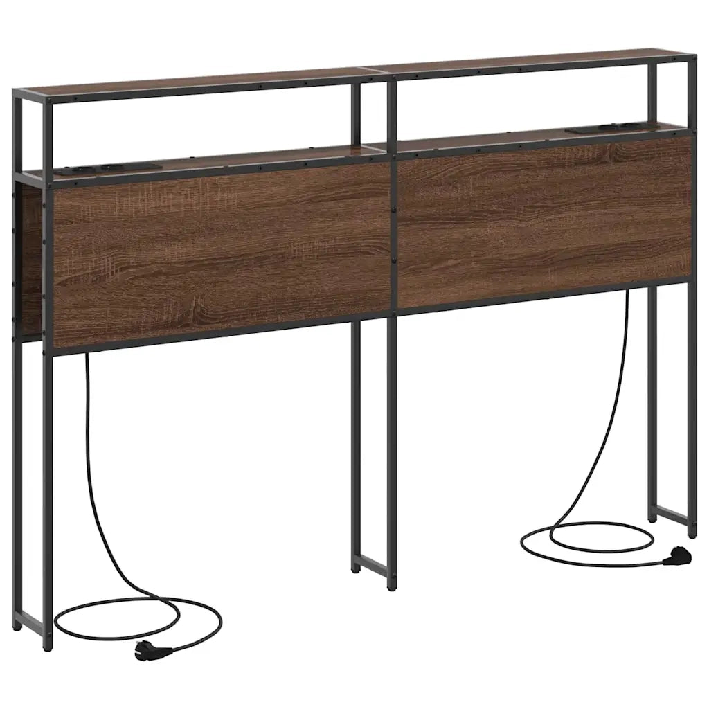 Testiera | Testata contenitore Rovere marrone Legno multistrato