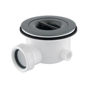 PILETTA SCARICO SIFONATA ISPEZIONABILE E ESTRAIBILE RIBASSATA IN POLIPROPILENE SENZA TAPPO ALTEZZA 7 - ø90 MM RIBASSATA ED ESTRAIBILE - ALTEZZA 70,5 MM  - CGS