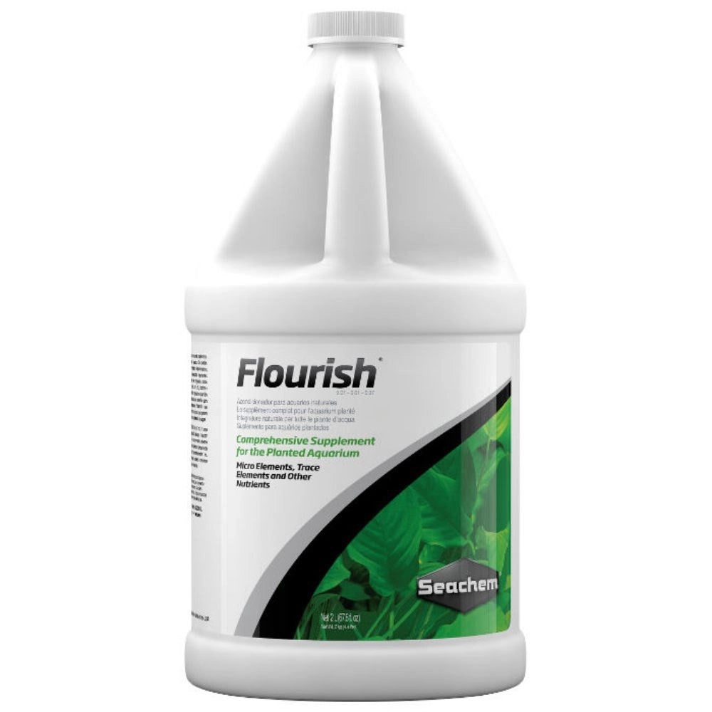 Seachem Flourish - Integratore di Oligoelementi +Vitamine+ Amminoacidi per Piante d'acqua dolce Formato: 2 L