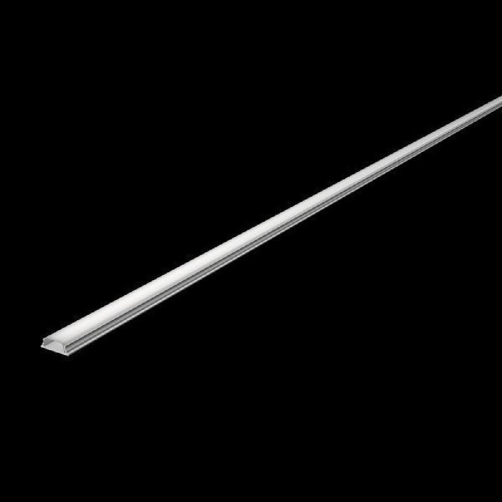 Trade Shop - Profilo Barra In Alluminio Da 2 Mt Incasso Per Strip Led Con Copertura Al-19 -