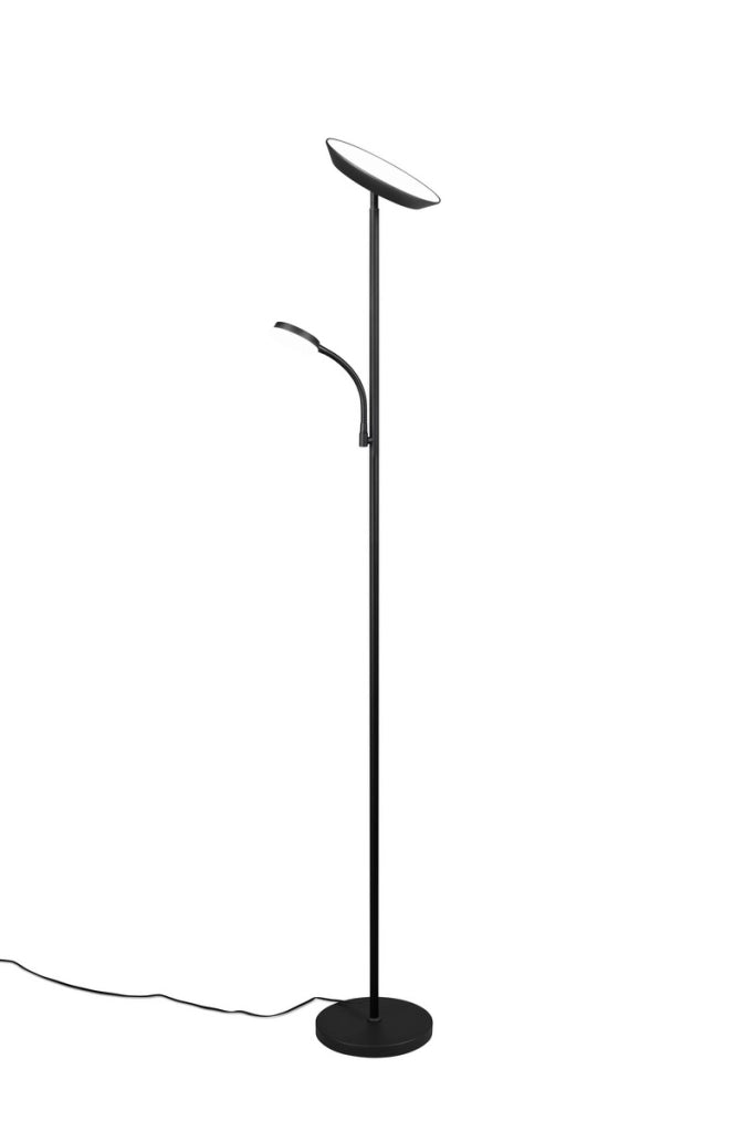 Lampada da terra LED nera dimmerabile 178 cm SPECTER RL