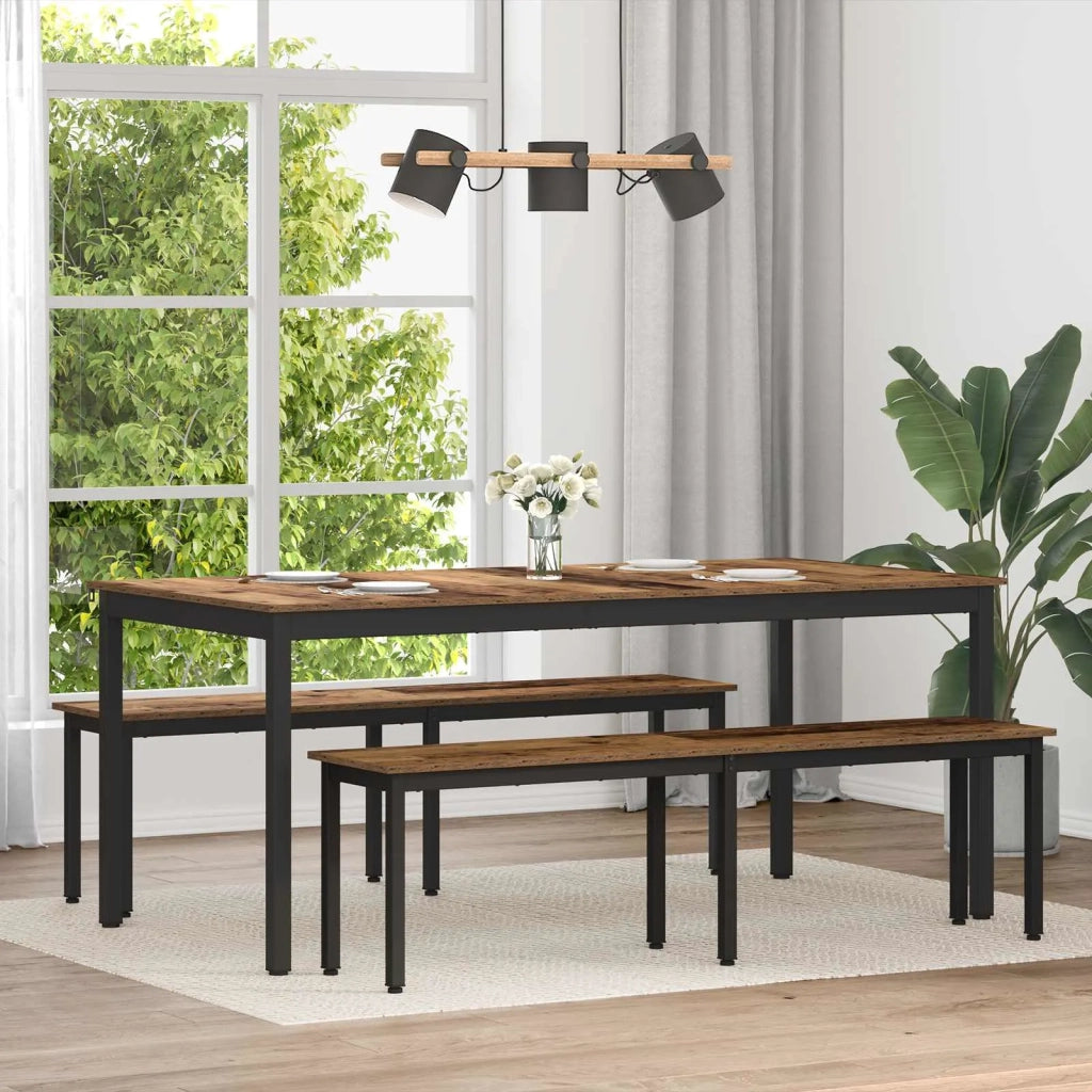 Tavoli da pranzo 2 pcs 180 x 90 x 75 cm Legno multistrato 3415382