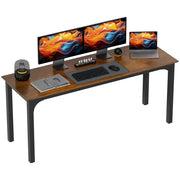 Scrivania da computer rustica in legno con cassetti ¨C Minimal ¨C marrone 100x50x75