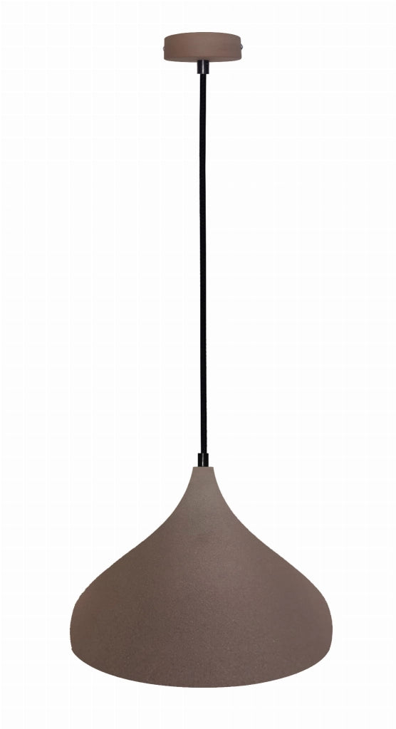 Candellux sospensione Viborg metallo marrone E27 90cm