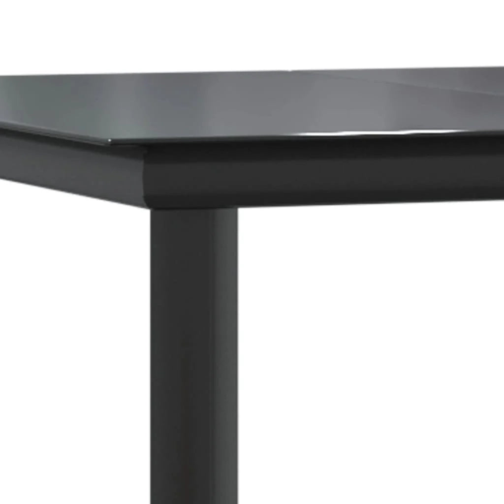 Set da pranzo da giardino in rattan nero e grigio da 7 pezzi con cuscini 02_0014903